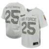 # Air Force Falcons Nike Youth Football Game Jersey - White - Front View