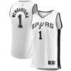 Victor Wembanyama San Antonio Spurs Fashion7 Fast Break Player Jersey - White - Front View