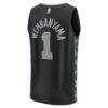 Victor Wembanyama San Antonio Spurs Fashion7 Youth Fast Break Player Jersey - Black - Detail View