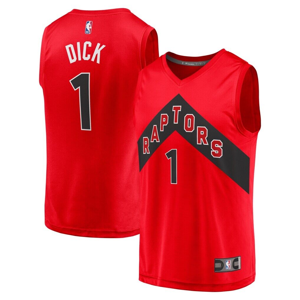 Gradey Dick Toronto Raptors Fashion7 Fast Break Player Jersey - Icon Edition
