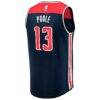 Jordan Poole Washington Wizards Fashion7 Youth Fast Break Player Jersey - Navy - Detail View