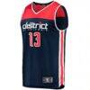 Jordan Poole Washington Wizards Fashion7 Youth Fast Break Player Jersey - Navy - Side View