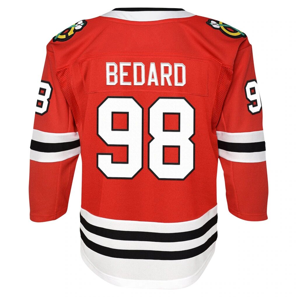 Connor Bedard Chicago Blackhawks Youth Home Premier Player Jersey