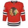 Connor Bedard Chicago Blackhawks Youth Home Premier Player Jersey - Red - Side View