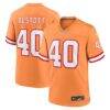 Mike Alstott Tampa Bay Buccaneers Nike Throwback Game Jersey - Orange - Front View
