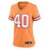 Mike Alstott Tampa Bay Buccaneers Nike Women's Throwback Game Jersey - Orange - Side View