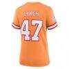 John Lynch Tampa Bay Buccaneers Nike Women's Throwback Game Jersey - Orange - Detail View