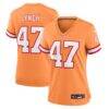 John Lynch Tampa Bay Buccaneers Nike Women's Throwback Game Jersey - Orange - Front View
