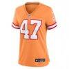 John Lynch Tampa Bay Buccaneers Nike Women's Throwback Game Jersey - Orange - Side View