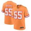 Derrick Brooks Tampa Bay Buccaneers Nike Throwback Game Jersey - Orange - Front View