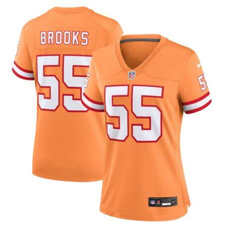 Derrick Brooks Tampa Bay Buccaneers Nike Women's Throwback Game Jersey - Orange - Front View