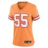 Derrick Brooks Tampa Bay Buccaneers Nike Women's Throwback Game Jersey - Orange - Side View