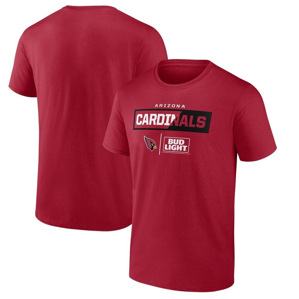Arizona Cardinals NFL x Bud Light T-Shirt - Cardinal