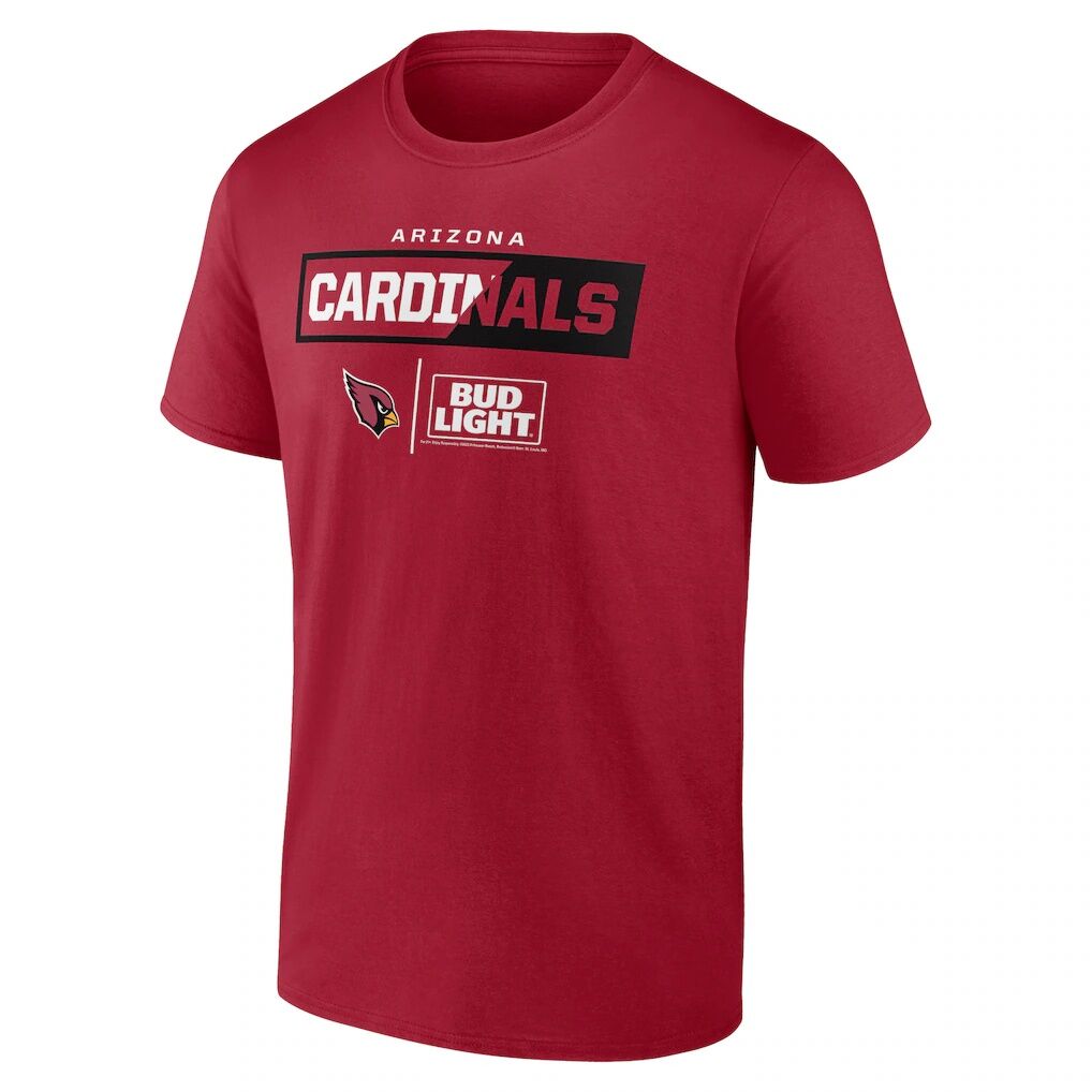 Arizona Cardinals NFL x Bud Light T-Shirt - Cardinal