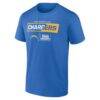 Los Angeles Chargers NFL x Bud Light T-Shirt - Blue - Side View