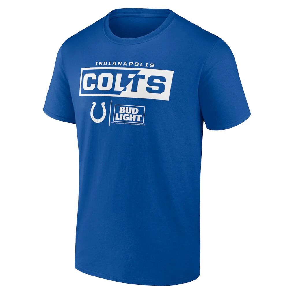 Indianapolis Colts NFL x Bud Light T-Shirt - Royal