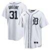 Riley Greene Detroit Tigers Nike Replica Player Jersey - White - Front View