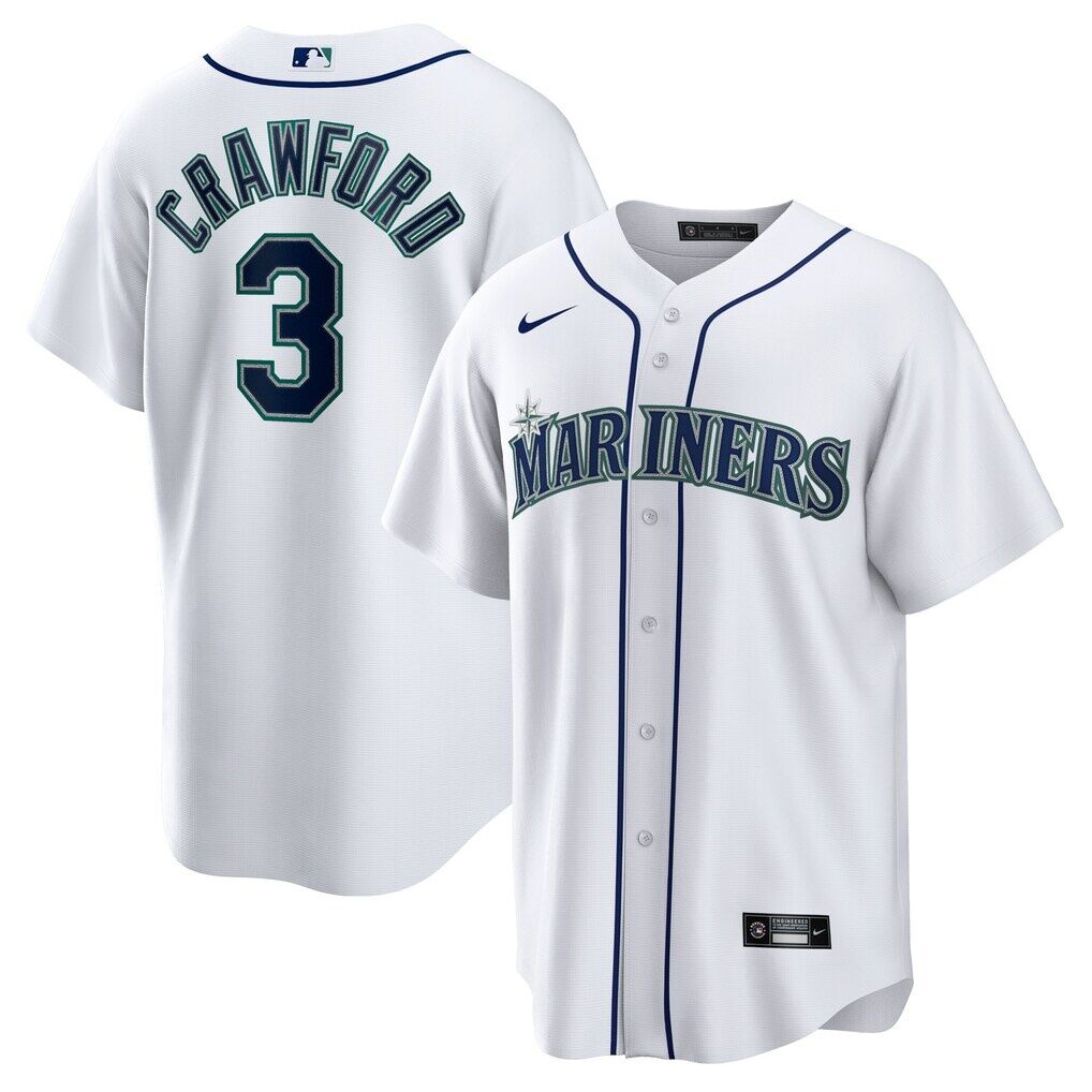 JP Crawford Seattle Mariners Nike Home Replica Jersey