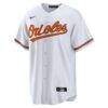 Felix Bautista Baltimore Orioles Nike Replica Player Jersey - White - Side View