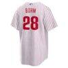 Alec Bohm Philadelphia Phillies Nike Replica Player Jersey - White - Detail View