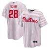 Alec Bohm Philadelphia Phillies Nike Replica Player Jersey - White - Front View