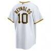 Bryan Reynolds Pittsburgh Pirates Nike Replica Player Jersey - White - Detail View