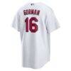 Nolan Gorman St. Louis Cardinals Nike Home Replica Jersey - White - Detail View