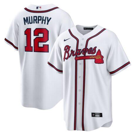 Sean Murphy Atlanta Braves Nike Replica Player Jersey - White - Front View