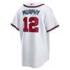 Sean Murphy Atlanta Braves Nike Replica Player Jersey - White - Side View
