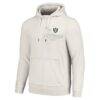Las Vegas Raiders Tommy Bahama Home Game Pullover Hoodie - White - Side View