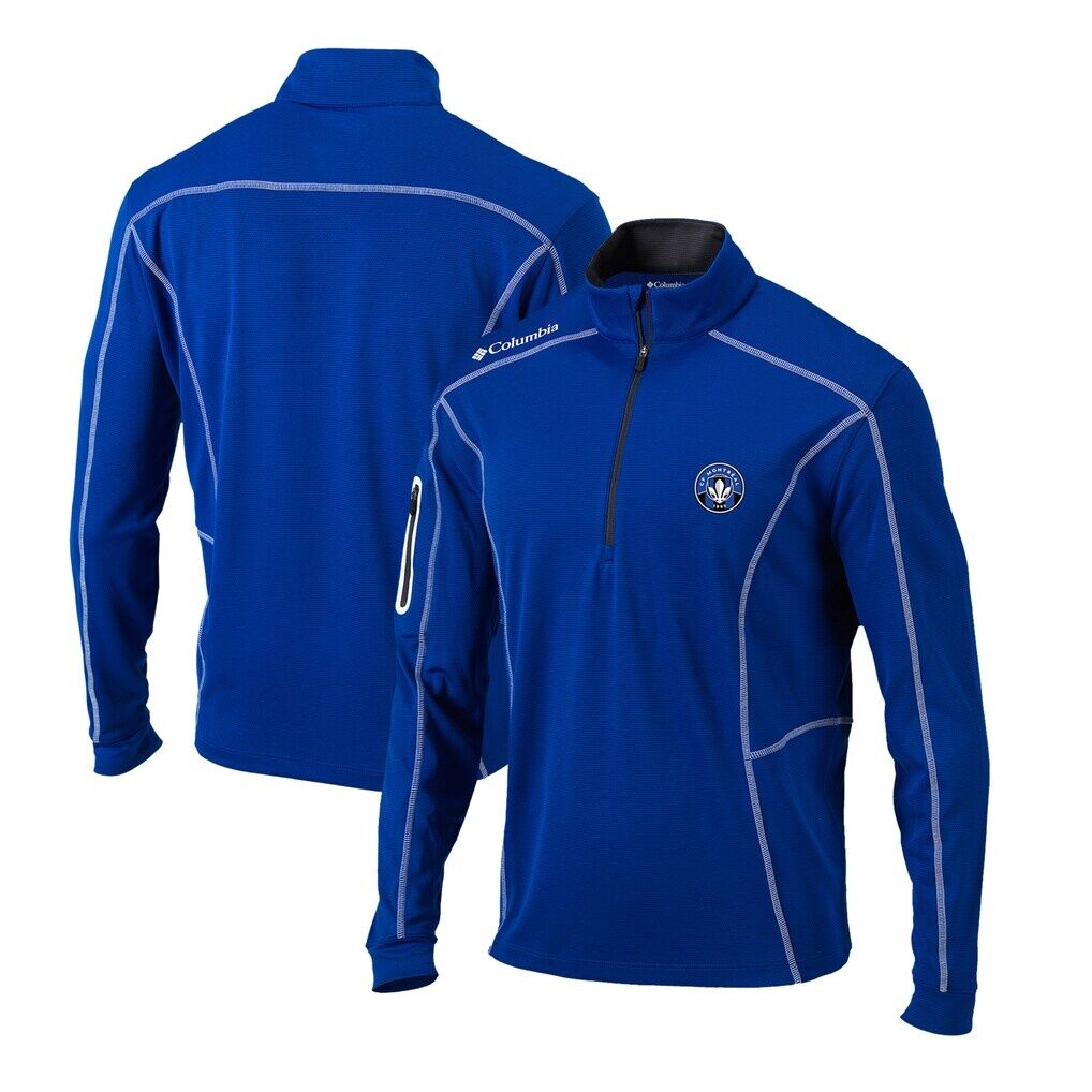 CF Montreal Columbia Omni-Wick Shotgun Quarter-Zip Pullover Top