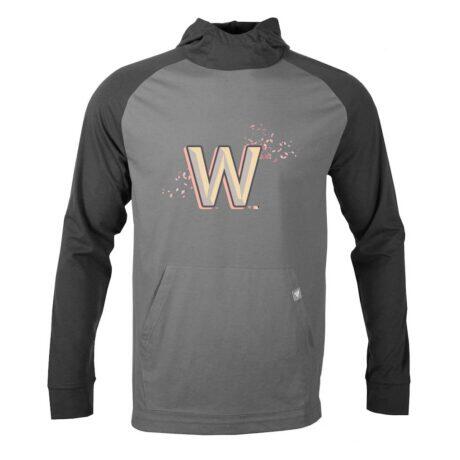 Washington Nationals Levelwear City Connect Uproar Core Logo Pullover Hoodie - Gray - Front View