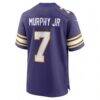 Byron Murphy Jr. Minnesota Vikings Nike Alternate Game Jersey - Purple - Detail View