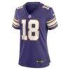 Justin Jefferson Minnesota Vikings Nike Women's Player Jersey - Purple - Alt1