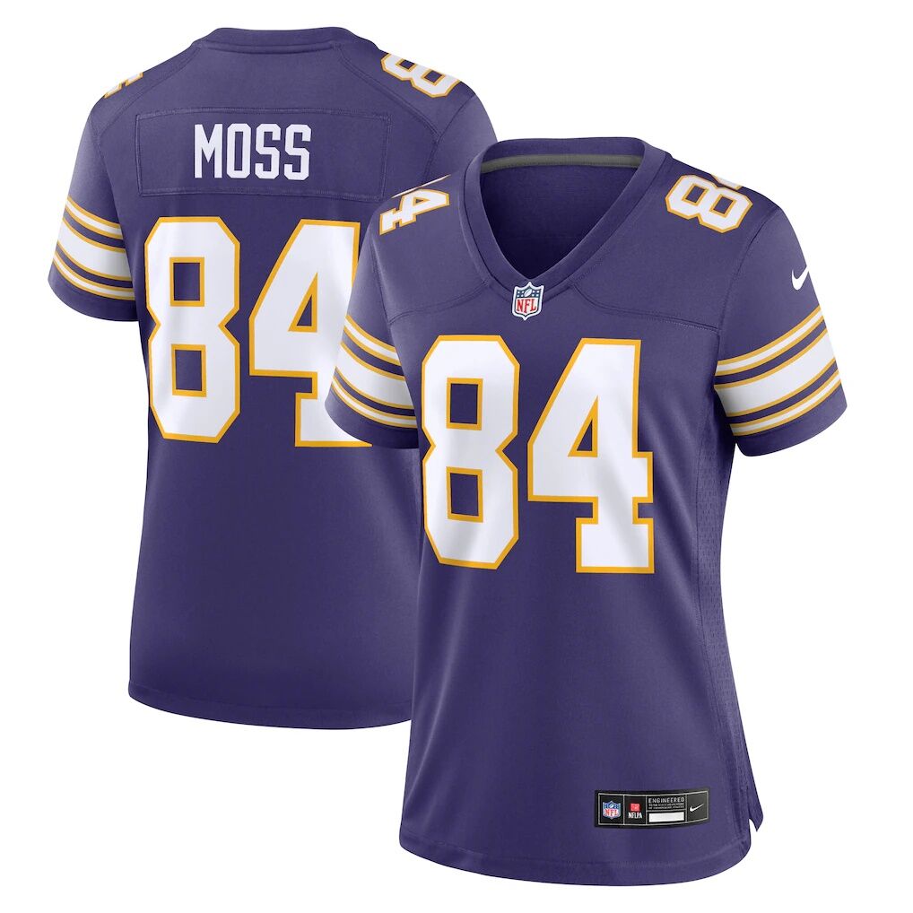 Randy Moss Minnesota Vikings Nike Women's Classic Retired Player Game Jersey