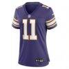 Daunte Culpepper Minnesota Vikings Nike Women's Classic Retired Player Game Jersey - Purple - Side View