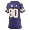 Cris Carter Minnesota Vikings Nike Women's Classic Retired Player Game Jersey - Purple - Detail View