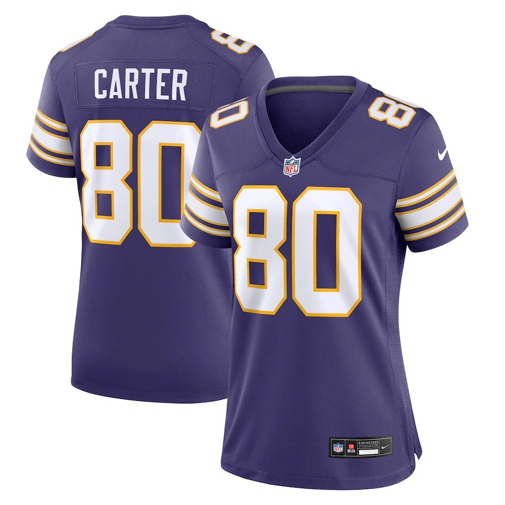 Cris Carter Minnesota Vikings Nike Women's Classic Retired Player Game Jersey
