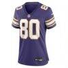 Cris Carter Minnesota Vikings Nike Women's Classic Retired Player Game Jersey - Purple - Side View