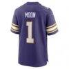 Warren Moon Minnesota Vikings Nike Retired Player Alternate Game Jersey - Purple - Detail View