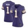 Warren Moon Minnesota Vikings Nike Women's Classic Retired Player Game Jersey - Purple - Front View