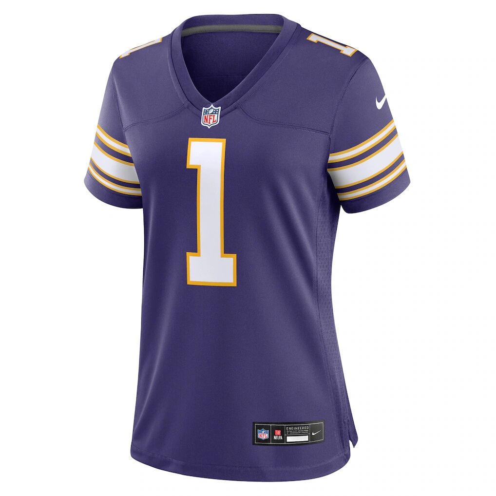 Warren Moon Minnesota Vikings Nike Women's Classic Retired Player Game Jersey