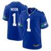 Warren Moon Seattle Seahawks Nike Retired Player Alternate Game Jersey - - Front View