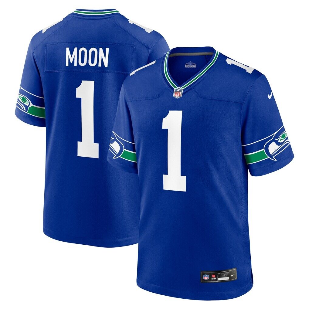 Warren Moon Seattle Seahawks Nike Retired Player Alternate Game Jersey - Royal