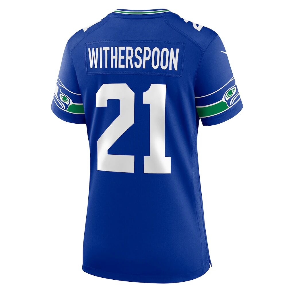Devon Witherspoon Seattle Seahawks Nike Women's Throwback Player Game Jersey - Royal