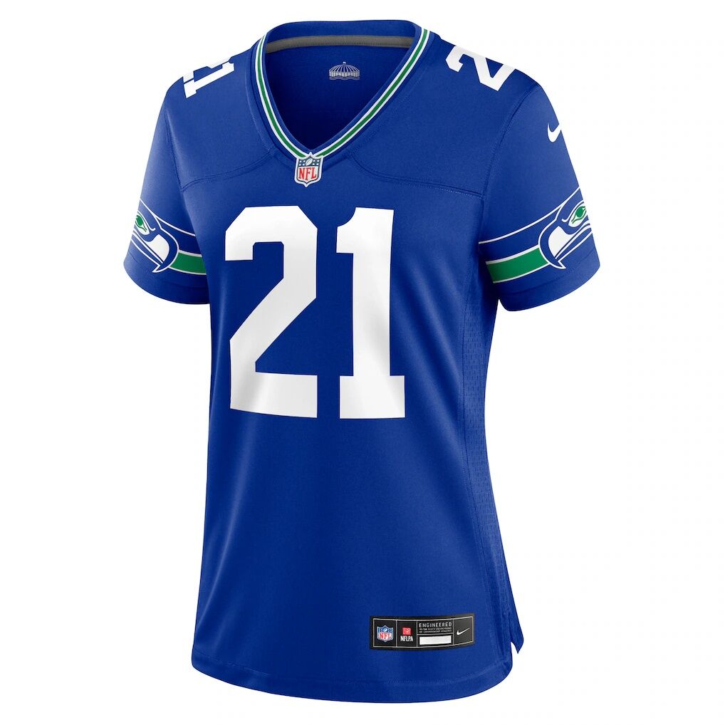 Devon Witherspoon Seattle Seahawks Nike Women's Throwback Player Game Jersey - Royal