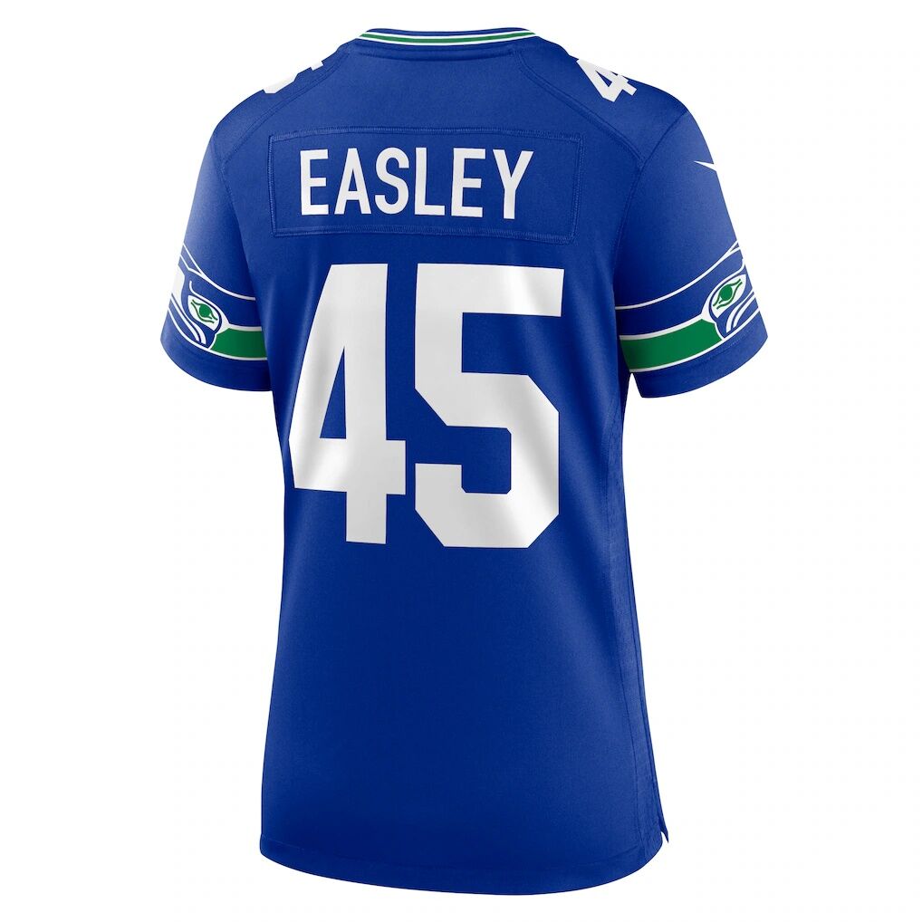 Kenny Easley Seattle Seahawks Nike Women's Throwback Retired Player Game Jersey - Royal
