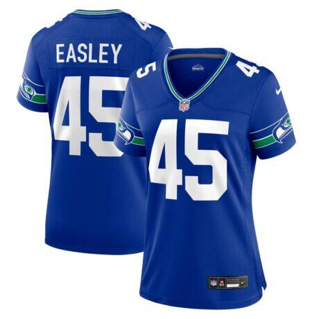 Kenny Easley Seattle Seahawks Nike Women's Throwback Retired Player Game Jersey - - Front View