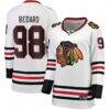 Connor Bedard Chicago Blackhawks Fashion7 Women's Away Breakaway Jersey - White - Front View