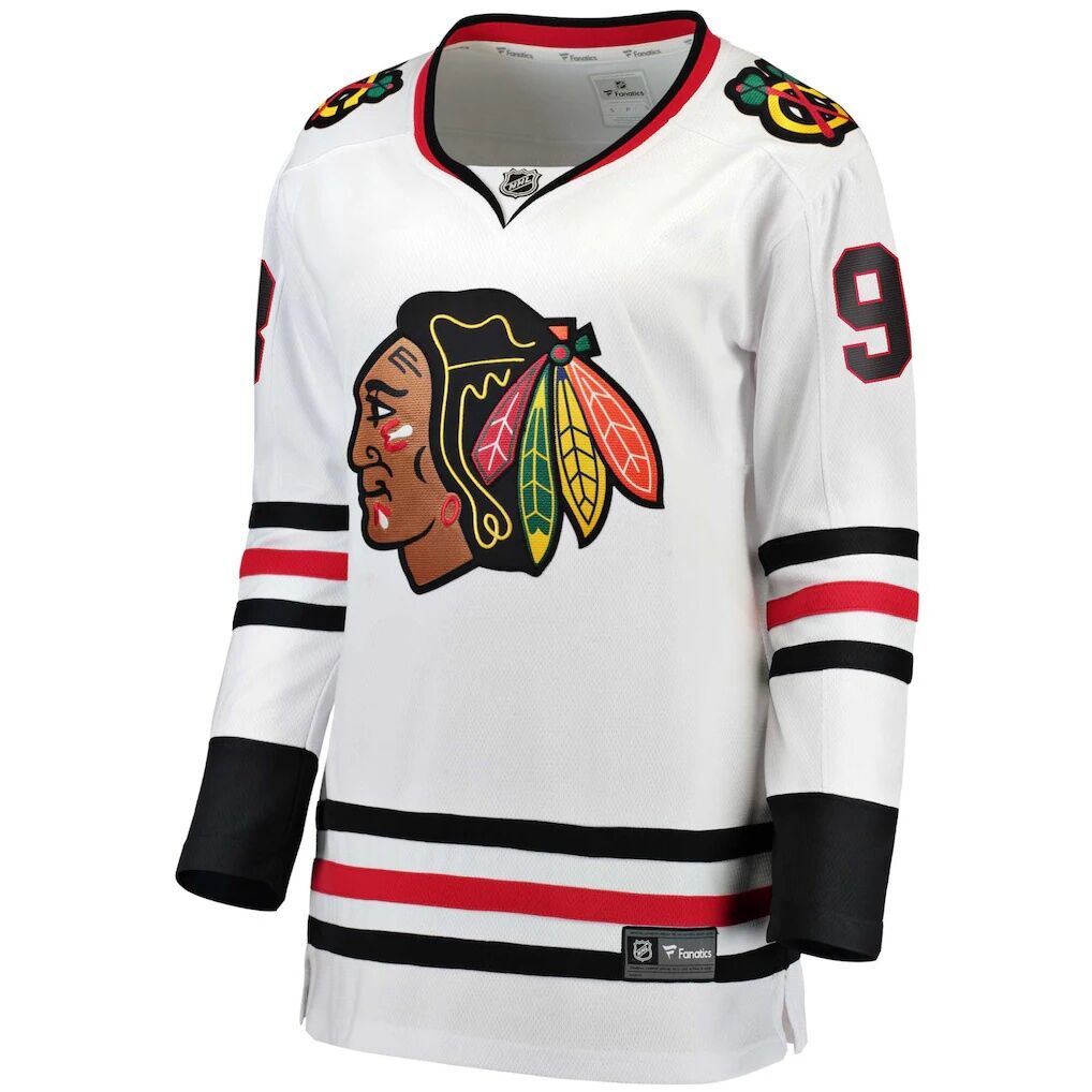 Connor Bedard Chicago Blackhawks Fashion7 Women's Away Breakaway Jersey
